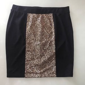 Torrid Sequin Pencil Skirt
